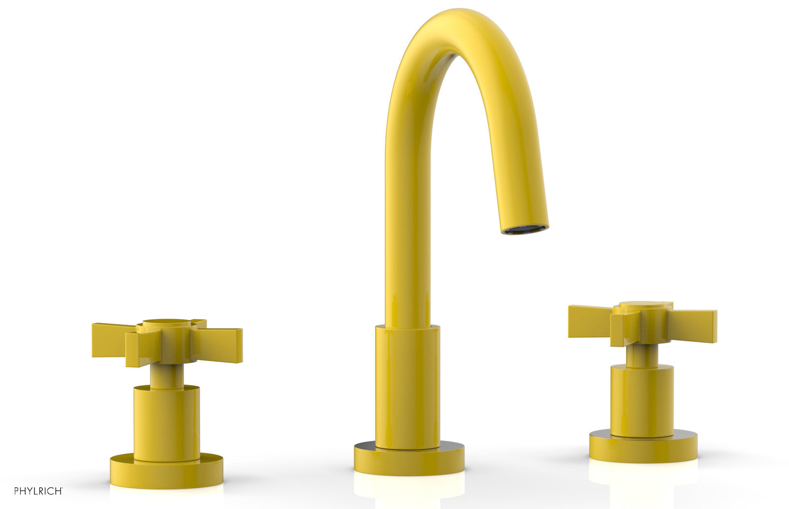 BASIC Widespread Faucet, 8 1/2" High Spout, Blade Cross Handles D138