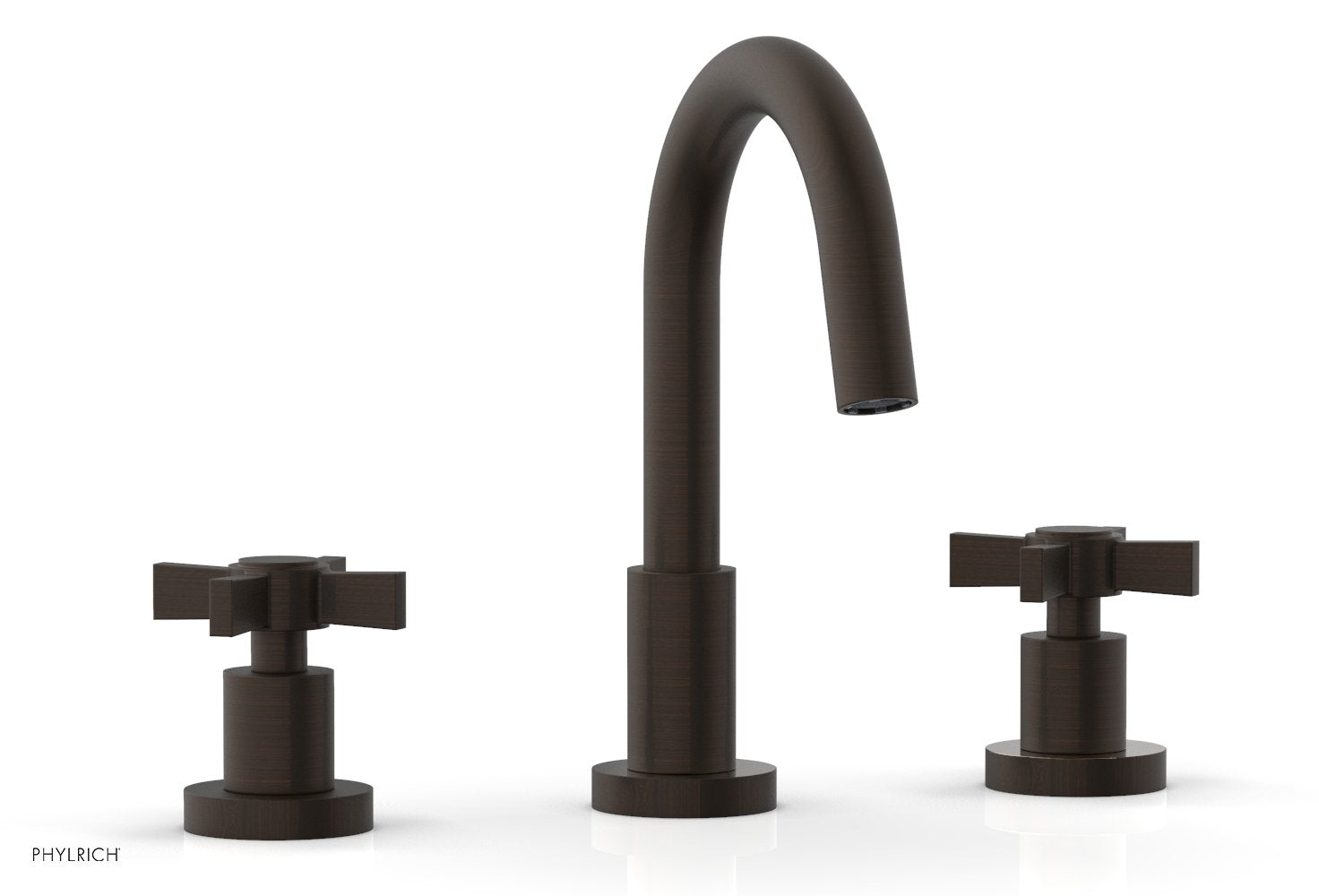 BASIC Widespread Faucet, 8 1/2" High Spout, Blade Cross Handles D138 — image 1