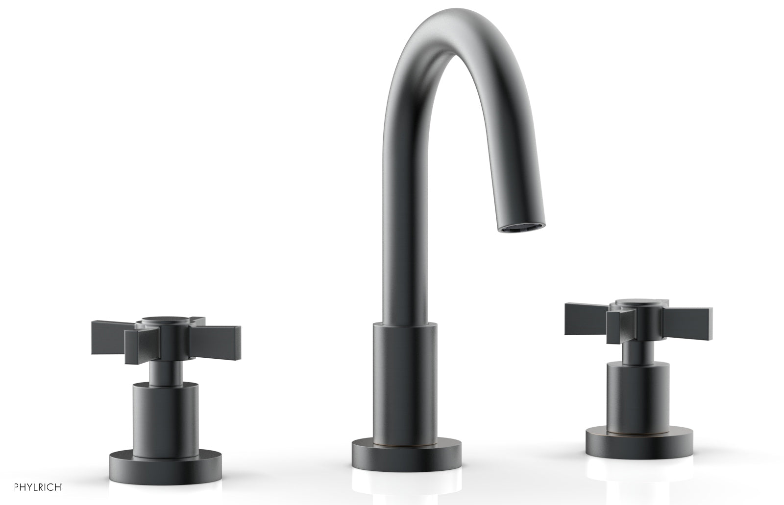 BASIC Widespread Faucet, 8 1/2" High Spout, Blade Cross Handles D138