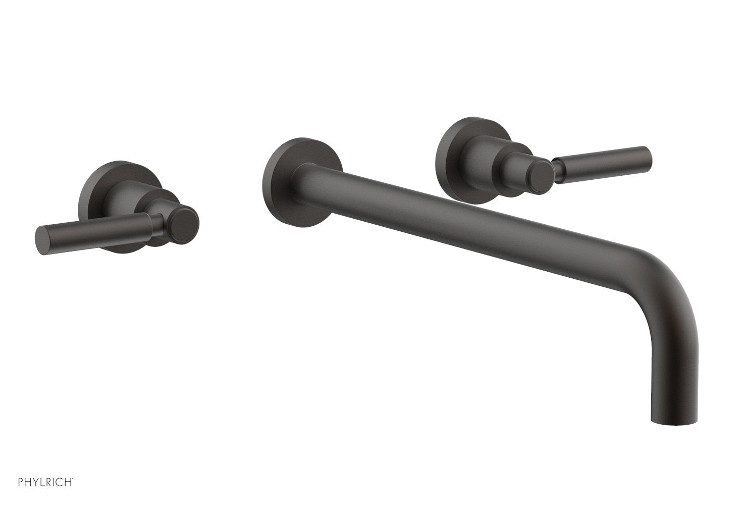 BASIC Wall Lavatory Set 14" Spout - Lever Handles DWL130-14 — image 1