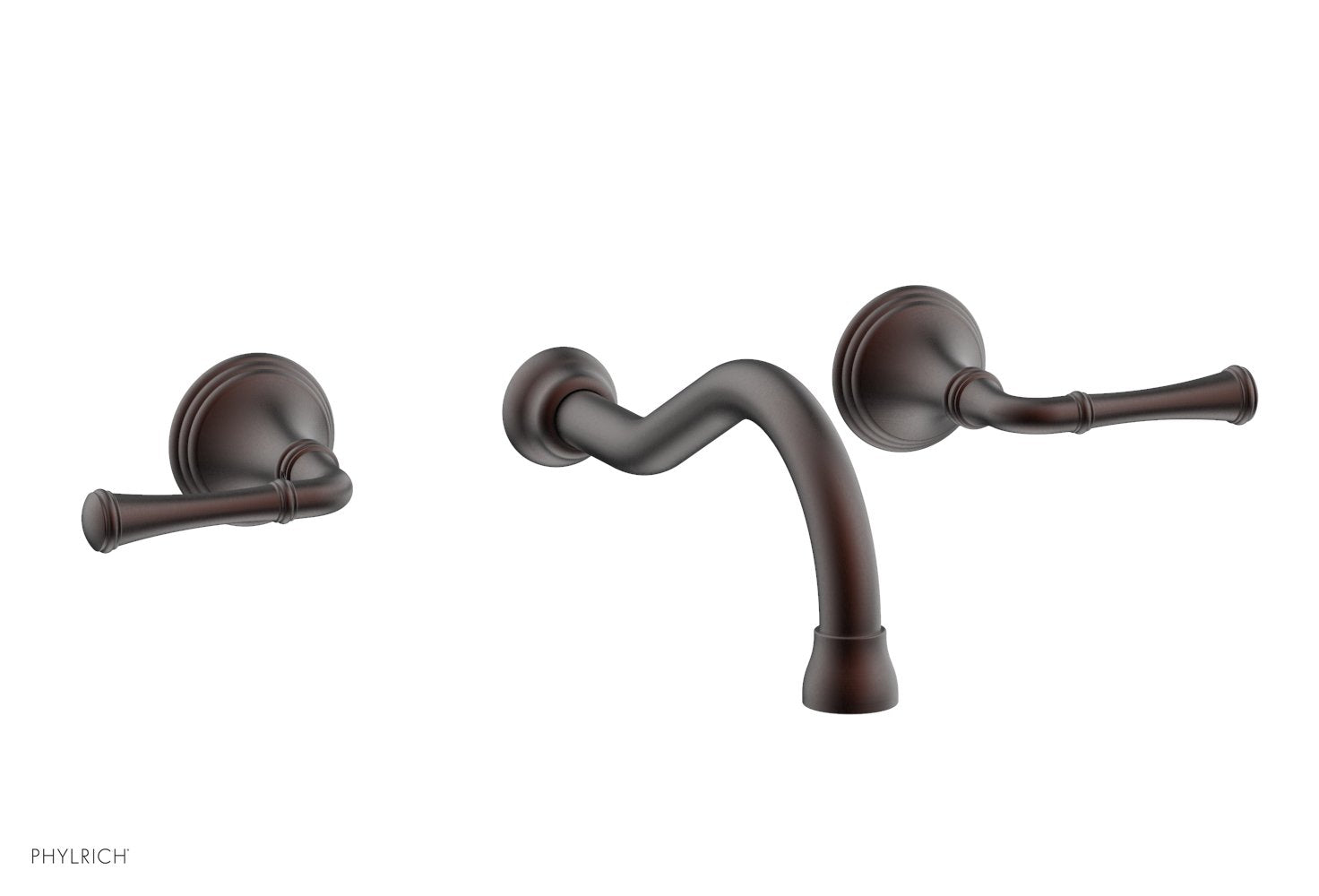 3RING Wall Lavatory Set - Straight Lever Handles DWL205 — image 1
