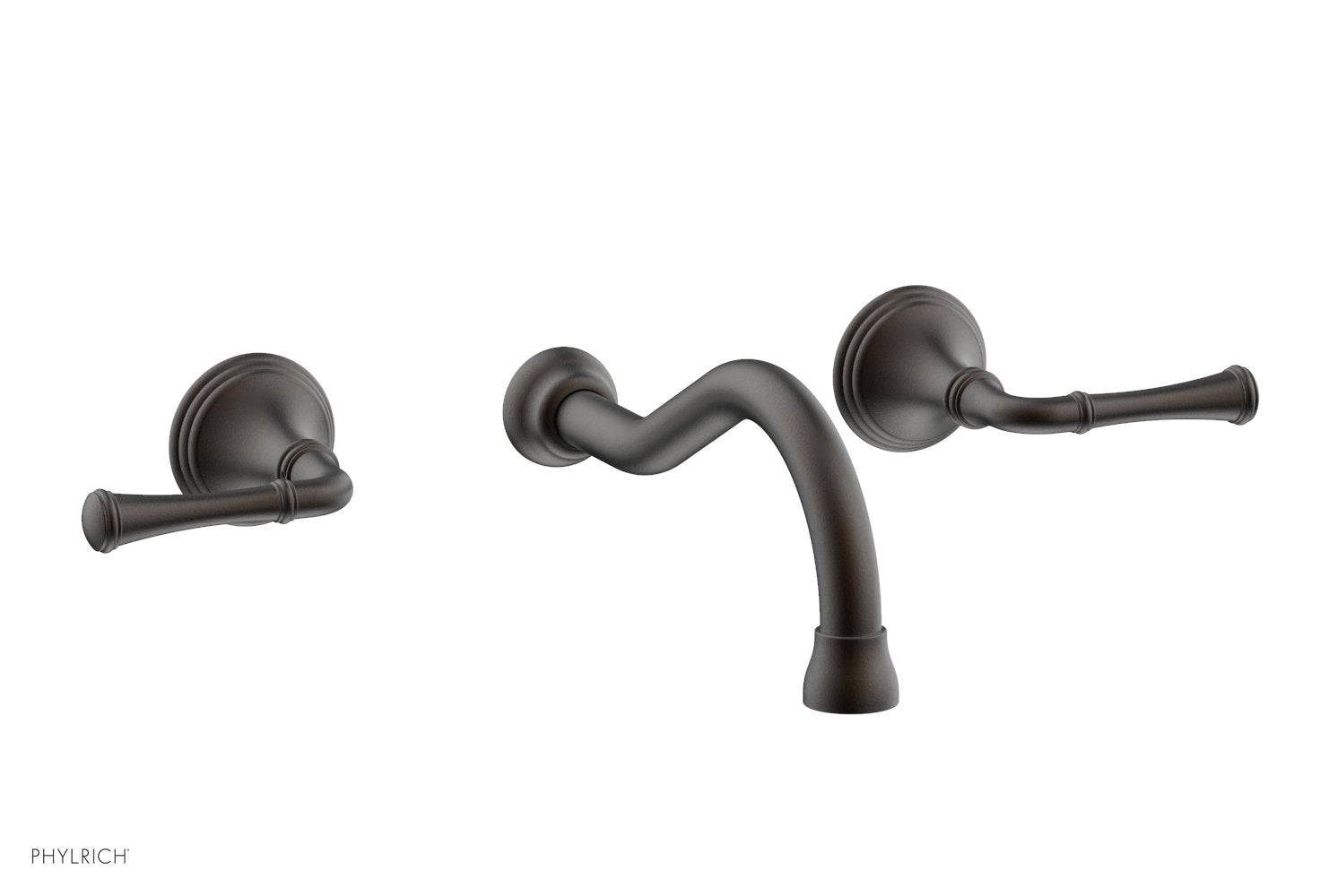 3RING Wall Lavatory Set - Straight Lever Handles DWL205 — image 1