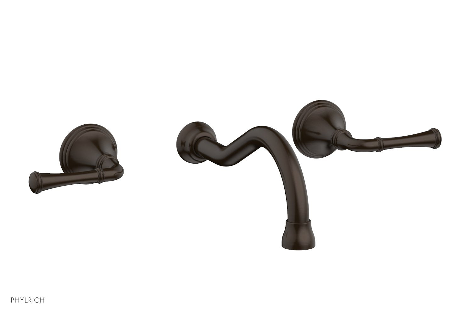 3RING Wall Lavatory Set - Straight Lever Handles DWL205 — image 1