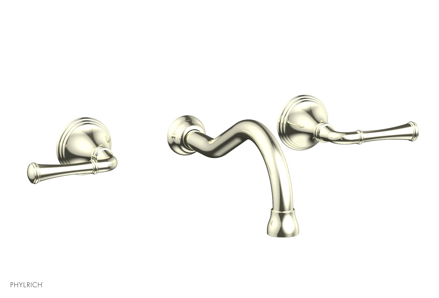 3RING Wall Lavatory Set - Straight Lever Handles DWL205 — image 1
