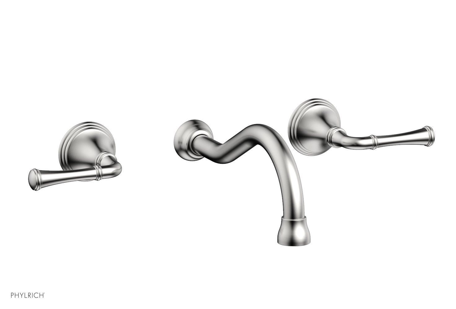 3RING Wall Lavatory Set - Straight Lever Handles DWL205 — image 1
