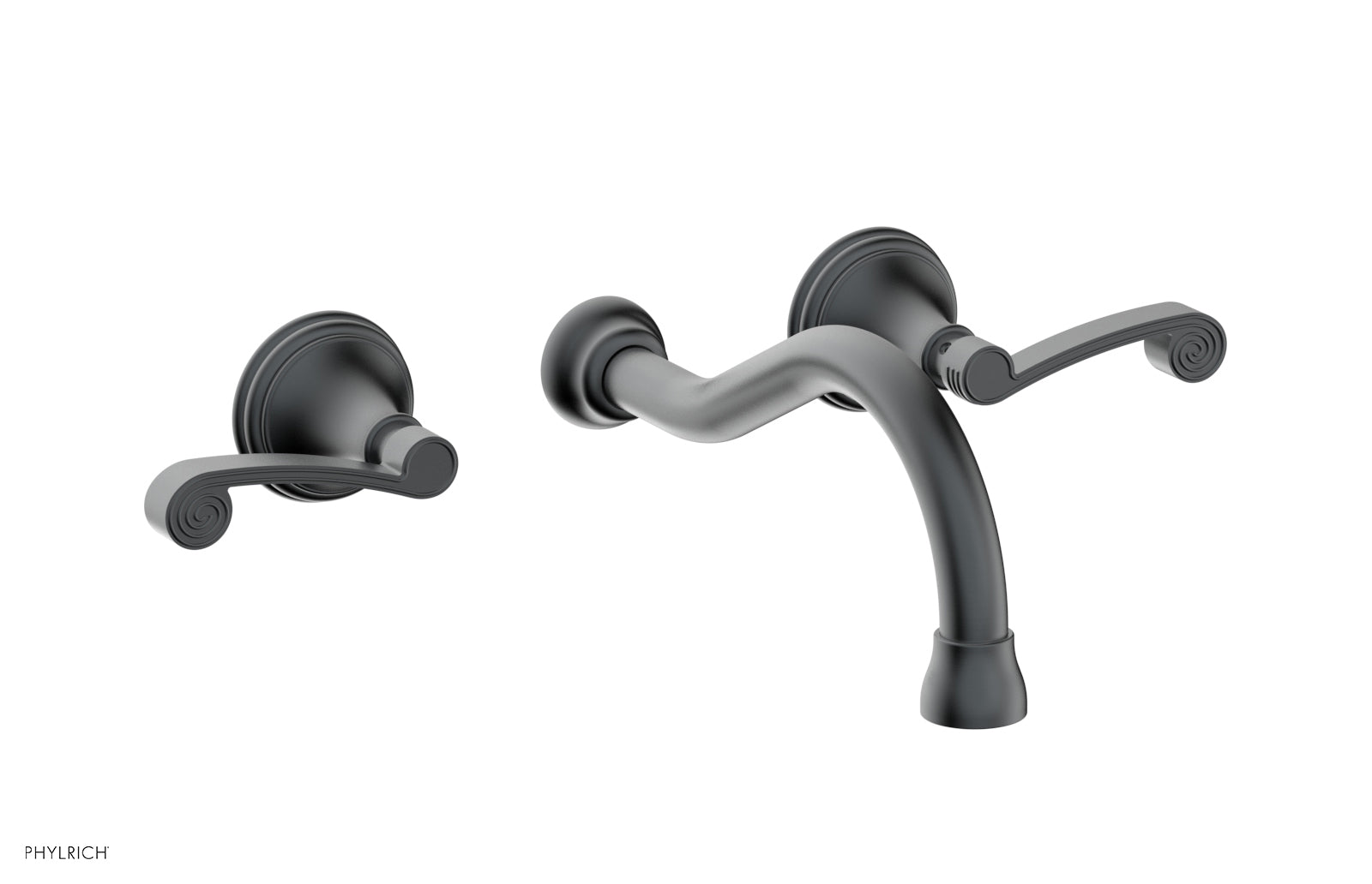 3RING Wall Lavatory Set - Curved Lever Handles DWL206