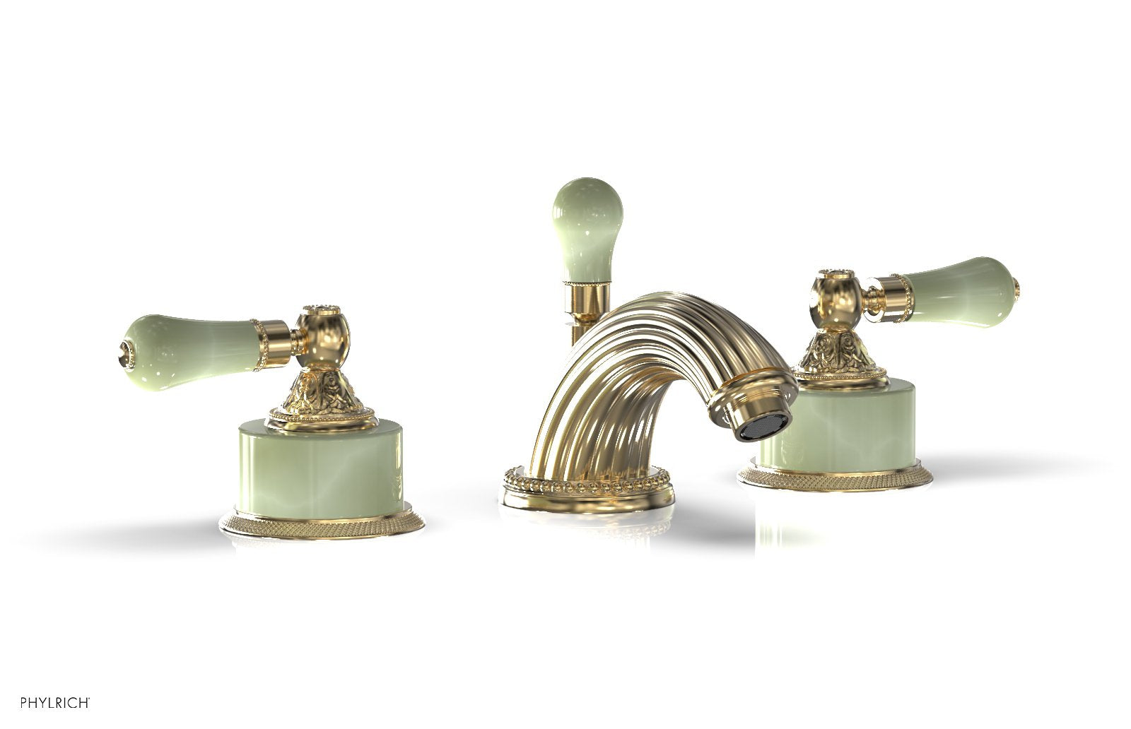 VERSAILLES Widespread Faucet - Green Onyx K240 — thumbnail 3