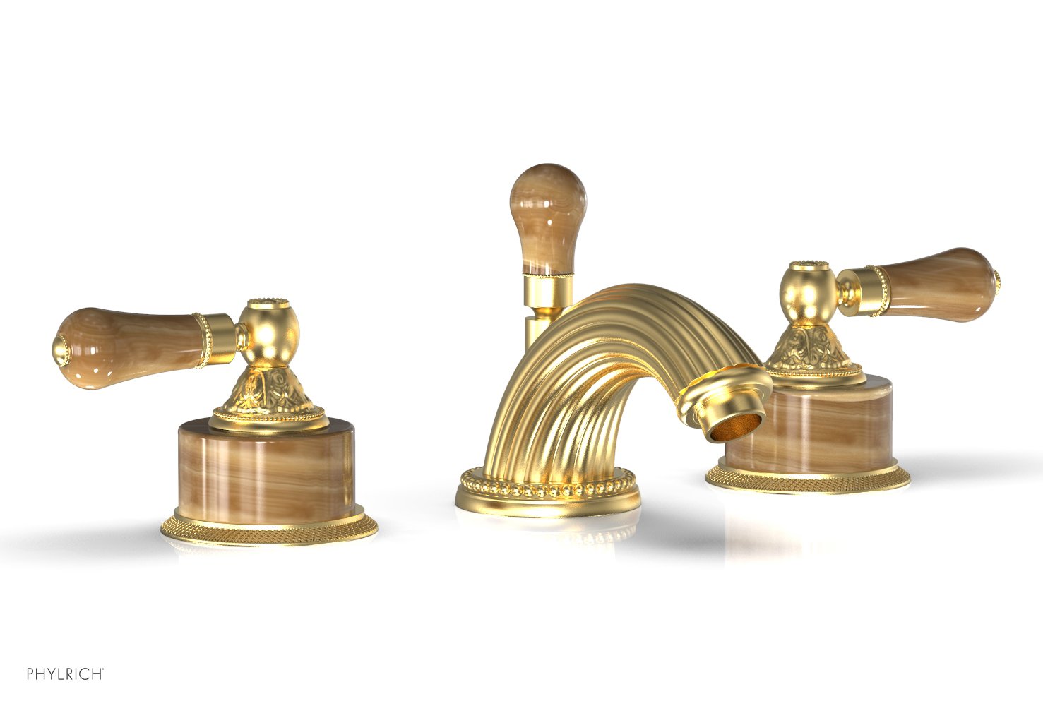 VERSAILLES Widespread Faucet - Montaione Brown Onyx K241 — image 1