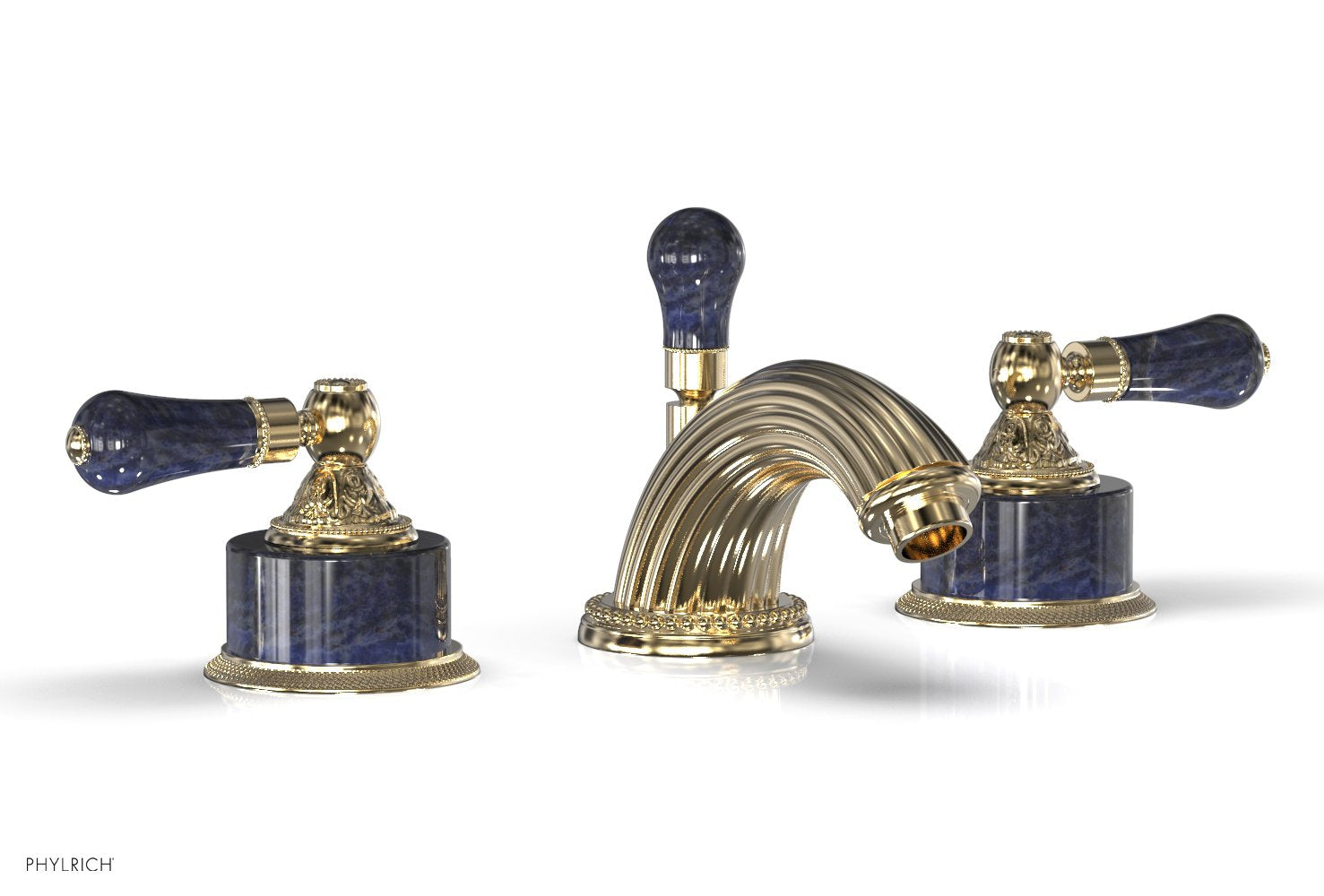 VERSAILLES Widespread Faucet - Bleu Sodalite K242 — thumbnail 3