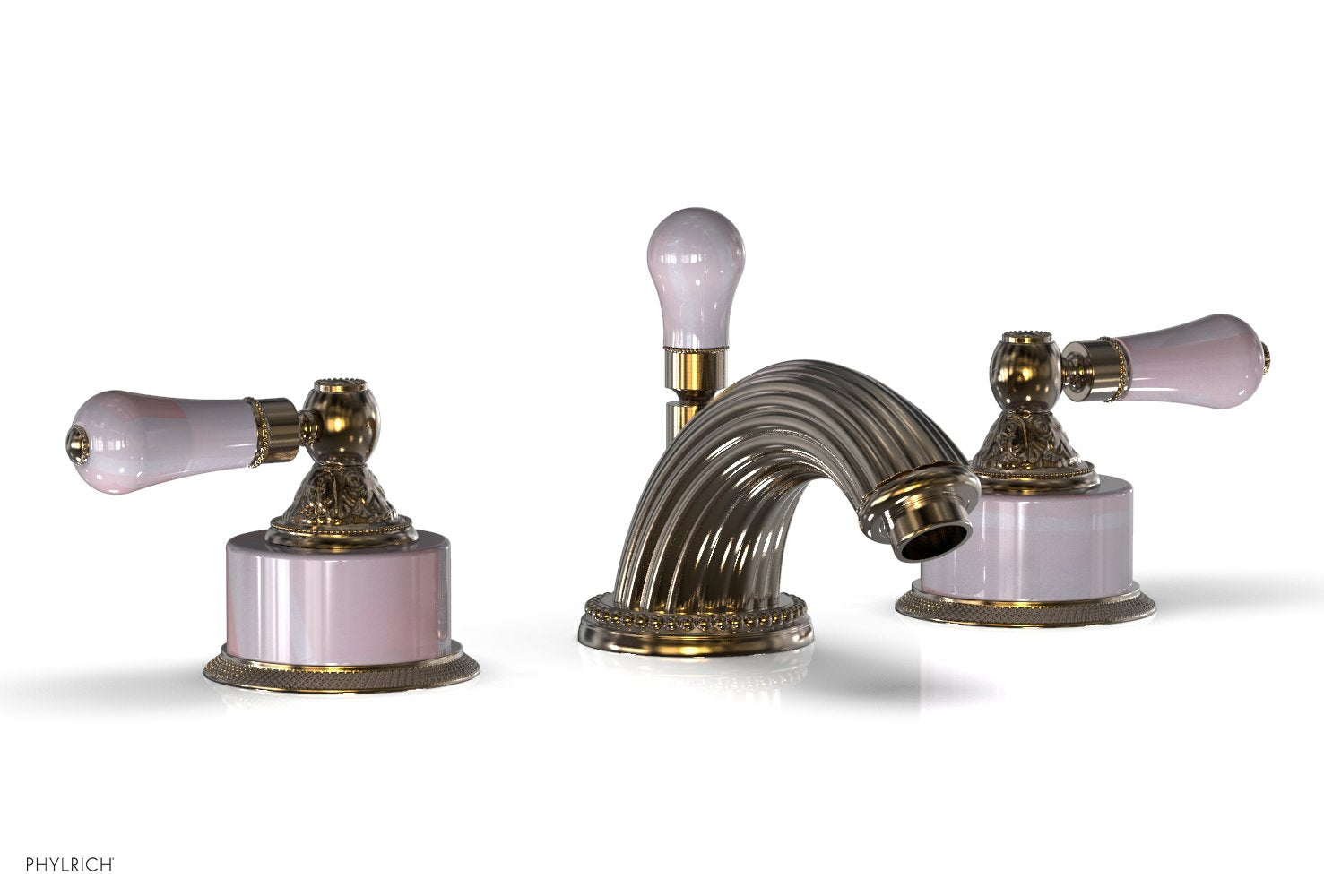 VERSAILLES Widespread Faucet - Pink Onyx K243 — image 1