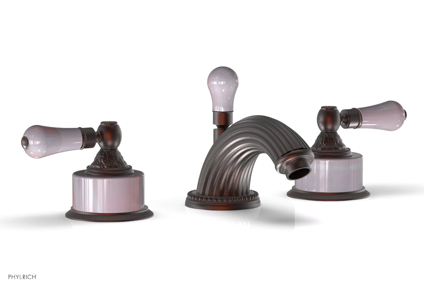 VERSAILLES Widespread Faucet - Pink Onyx K243 — image 1