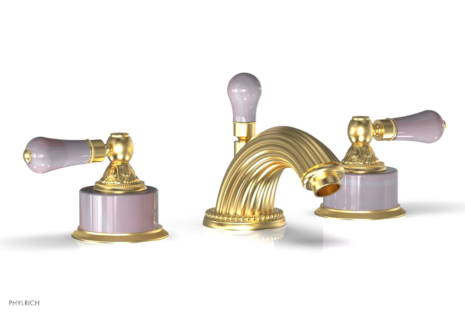 VERSAILLES Widespread Faucet - Pink Onyx K243 — image 1