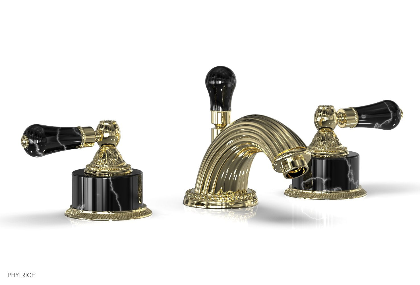 VERSAILLES Widespread Faucet - Frienze Black Onyx K244 — image 1