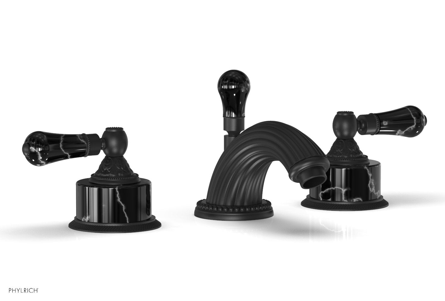 VERSAILLES Widespread Faucet - Frienze Black Onyx K244