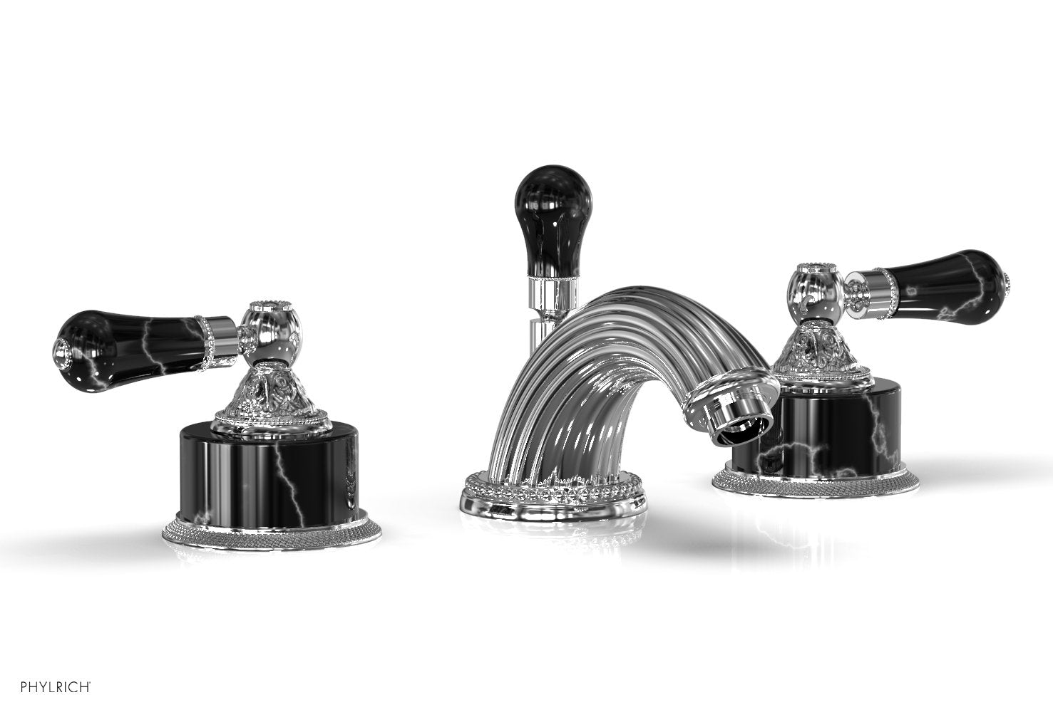 VERSAILLES Widespread Faucet - Frienze Black Onyx K244 — thumbnail 2