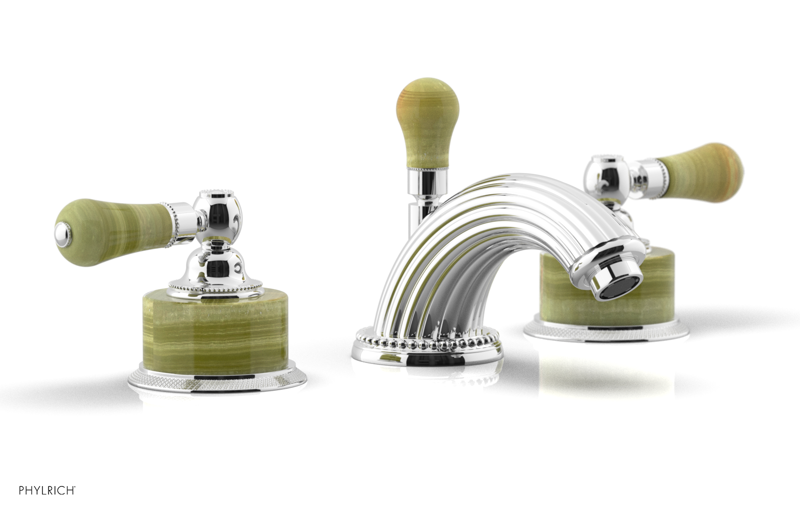 REGENT Widespread Faucet Green Onyx K270 — thumbnail 2