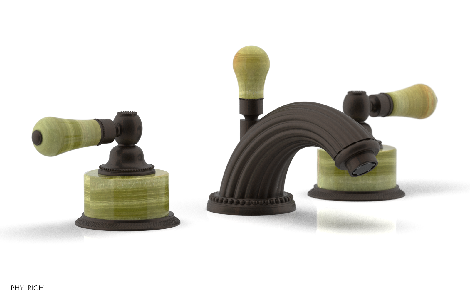 REGENT Widespread Faucet Green Onyx K270 — image 1