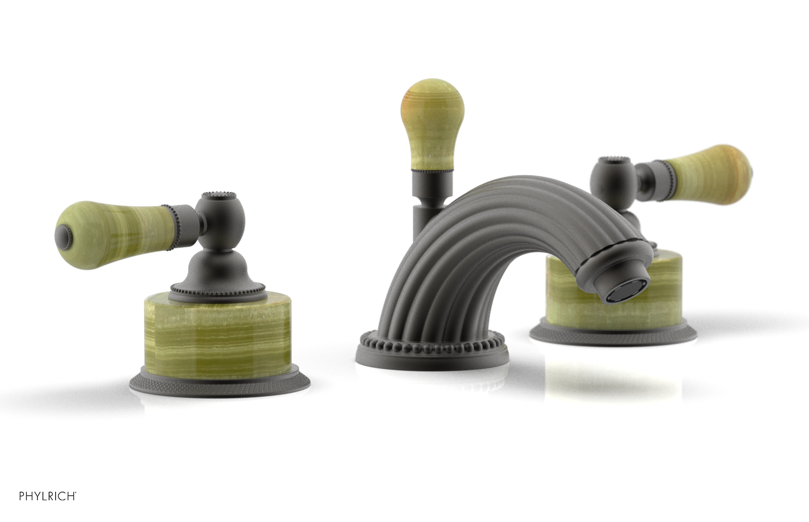 REGENT Widespread Faucet Green Onyx K270 — image 1