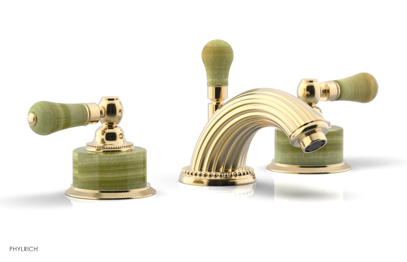 REGENT Widespread Faucet Green Onyx K270 — thumbnail 3