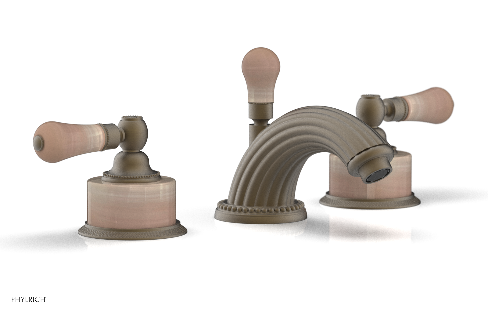 REGENT Widespread Faucet Pink Onyx K273 — thumbnail 2