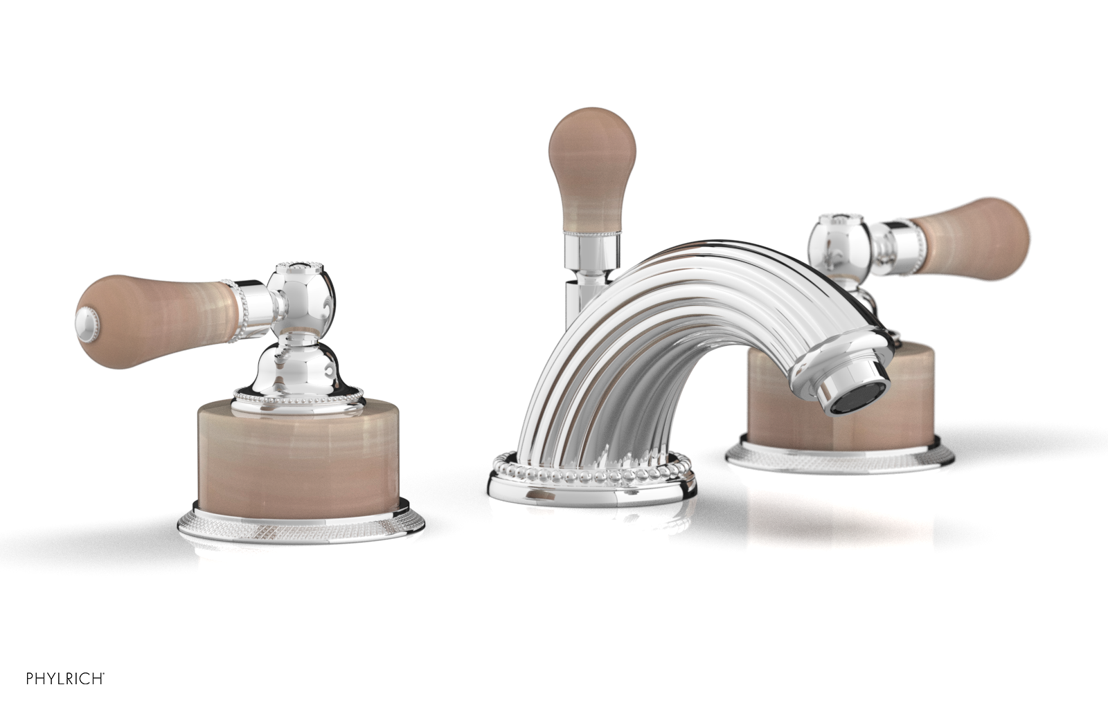 REGENT Widespread Faucet Pink Onyx K273 — image 1