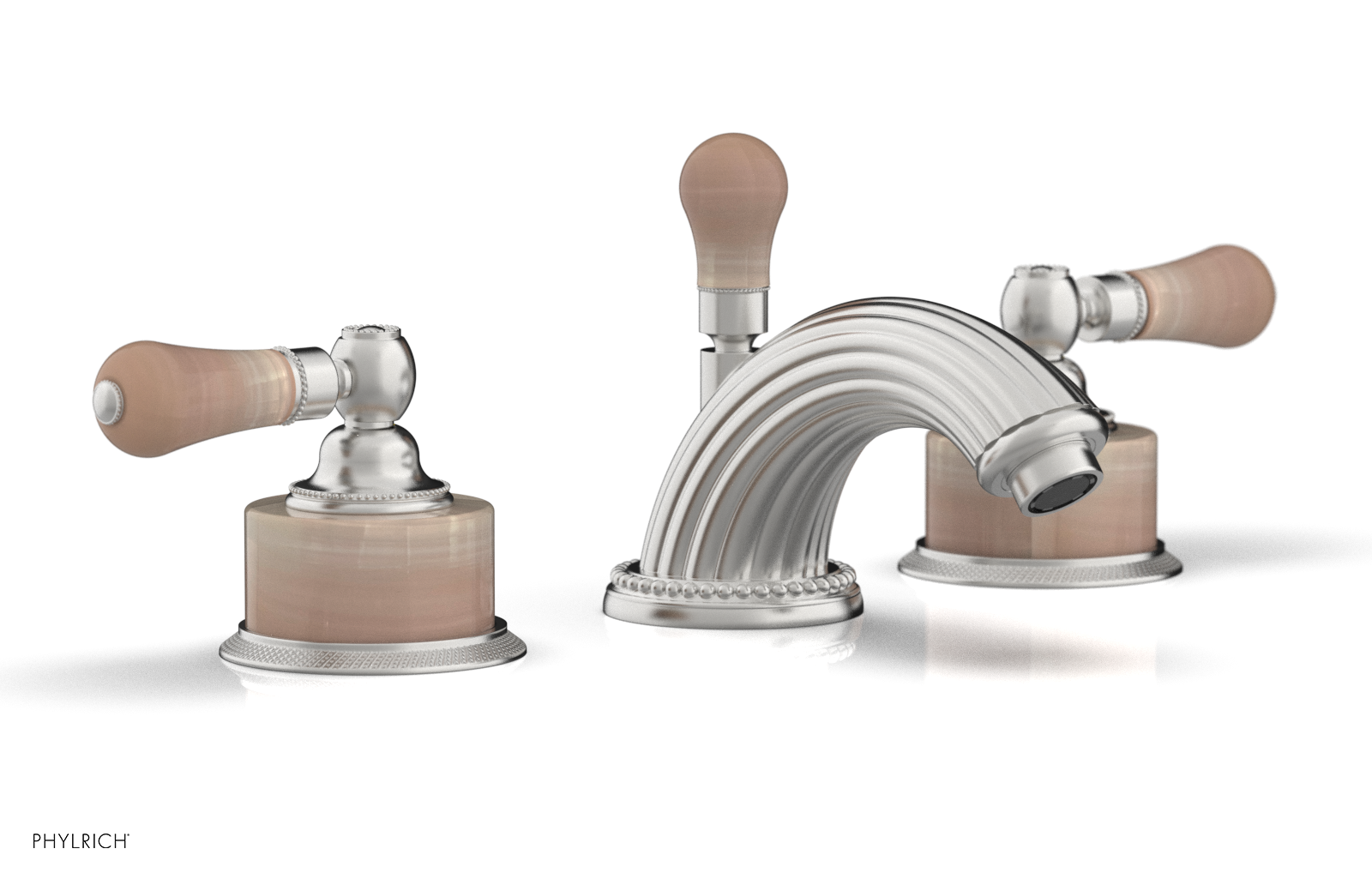 REGENT Widespread Faucet Pink Onyx K273 — image 1