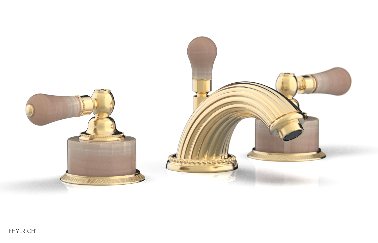 REGENT Widespread Faucet Pink Onyx K273 — thumbnail 2