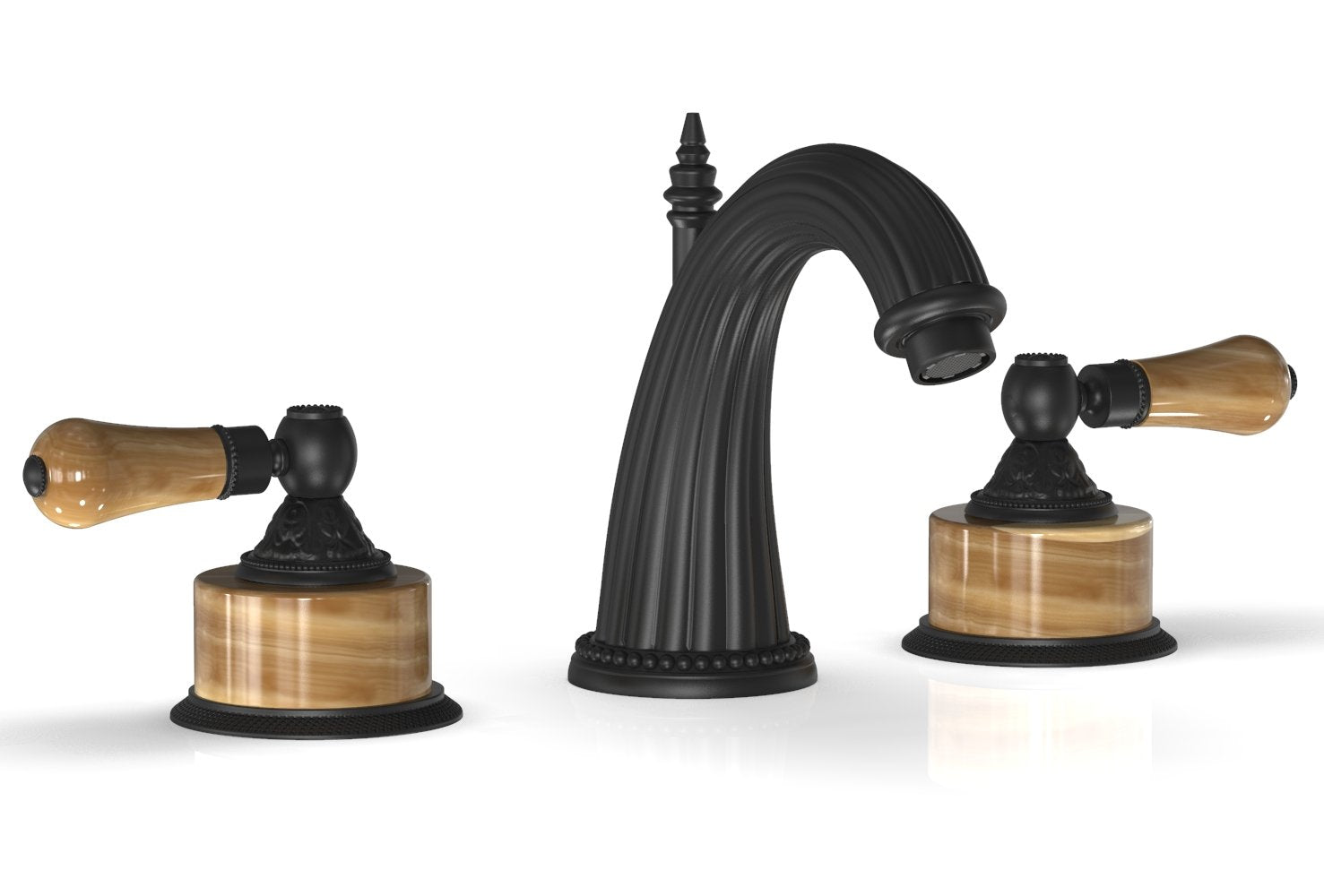 VERSAILLES Widespread Faucet - Montaione Brown Onyx K331 — image 1