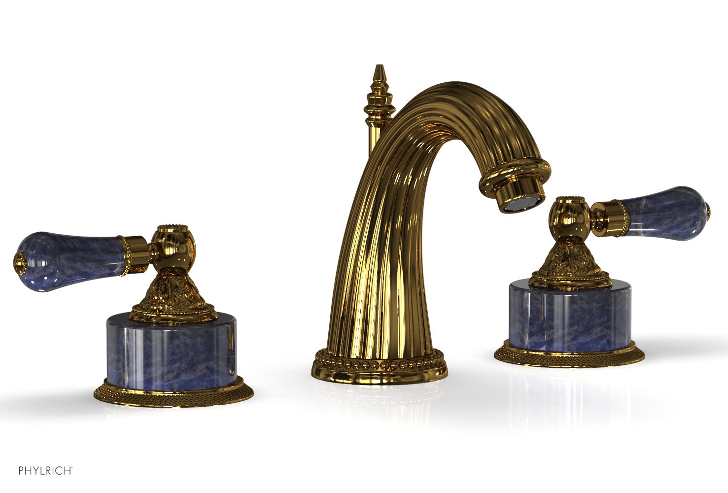 VERSAILLES Widespread Faucet - Bleu Sodalite K332 — image 1