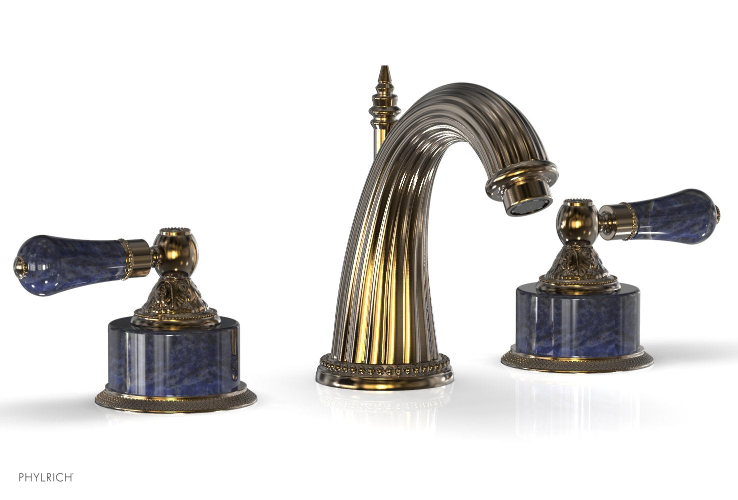 VERSAILLES Widespread Faucet - Bleu Sodalite K332 — image 1