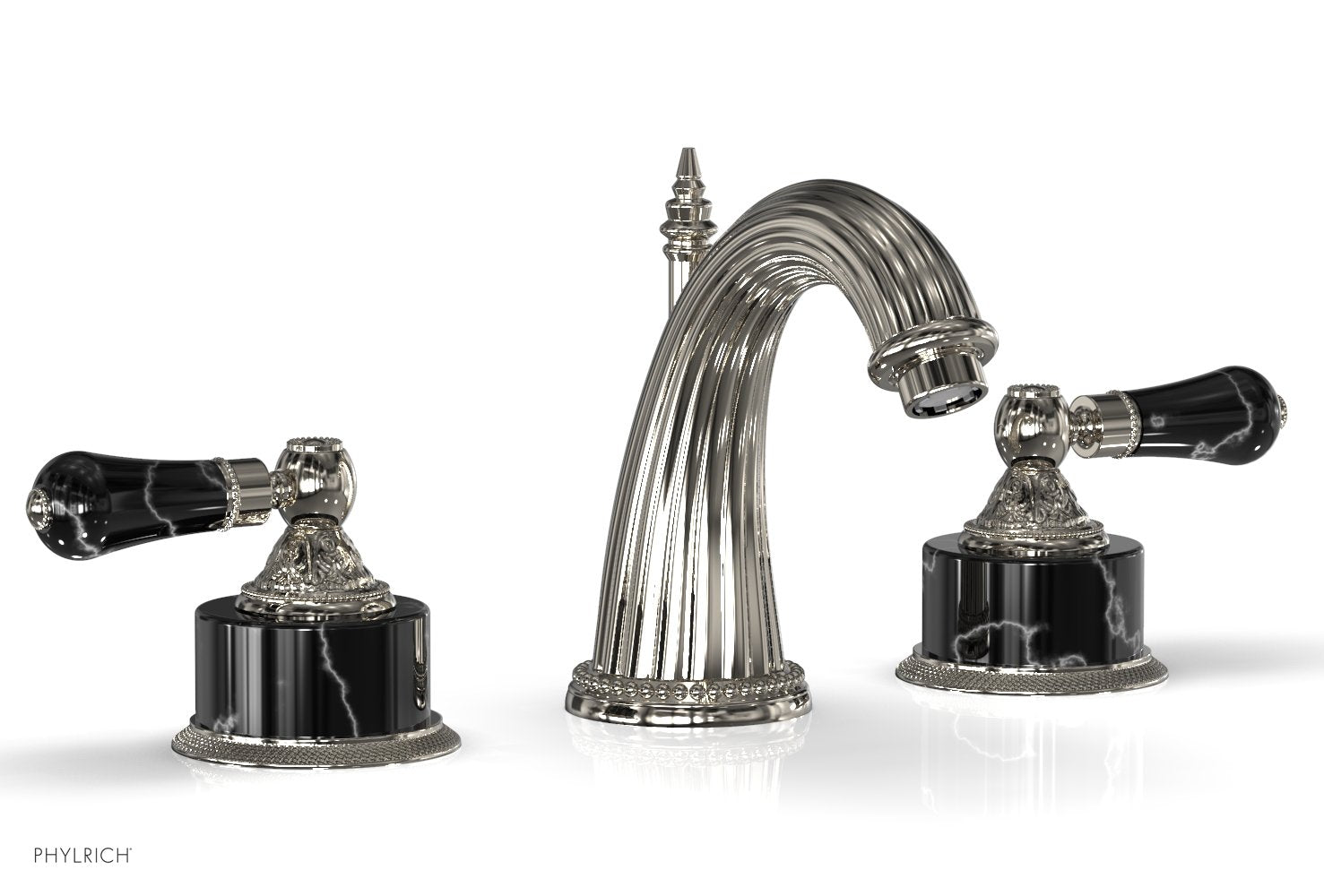 VERSAILLES Widespread Faucet - Frienze Black Onyx K334 — thumbnail 2