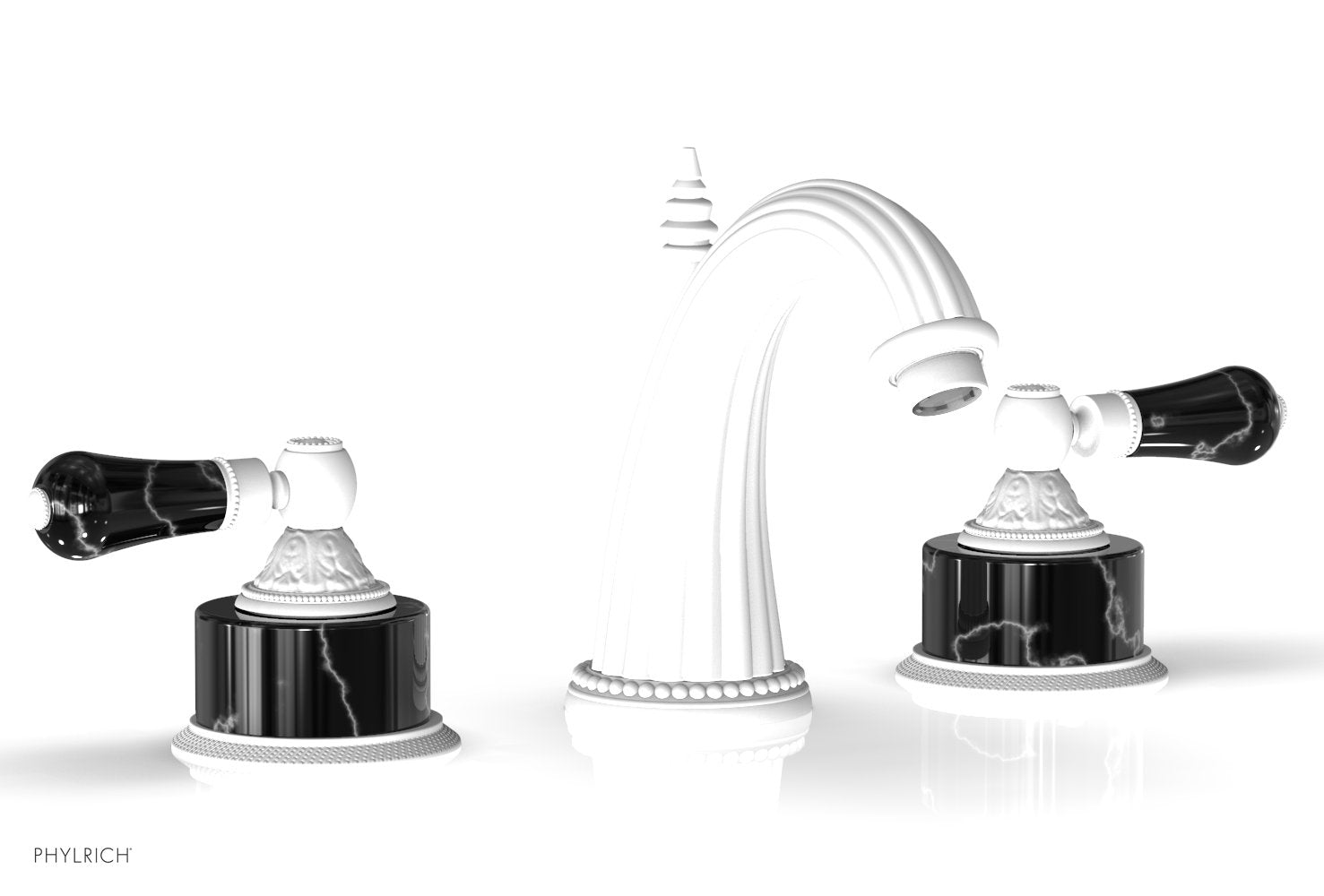 VERSAILLES Widespread Faucet - Frienze Black Onyx K334 — image 1