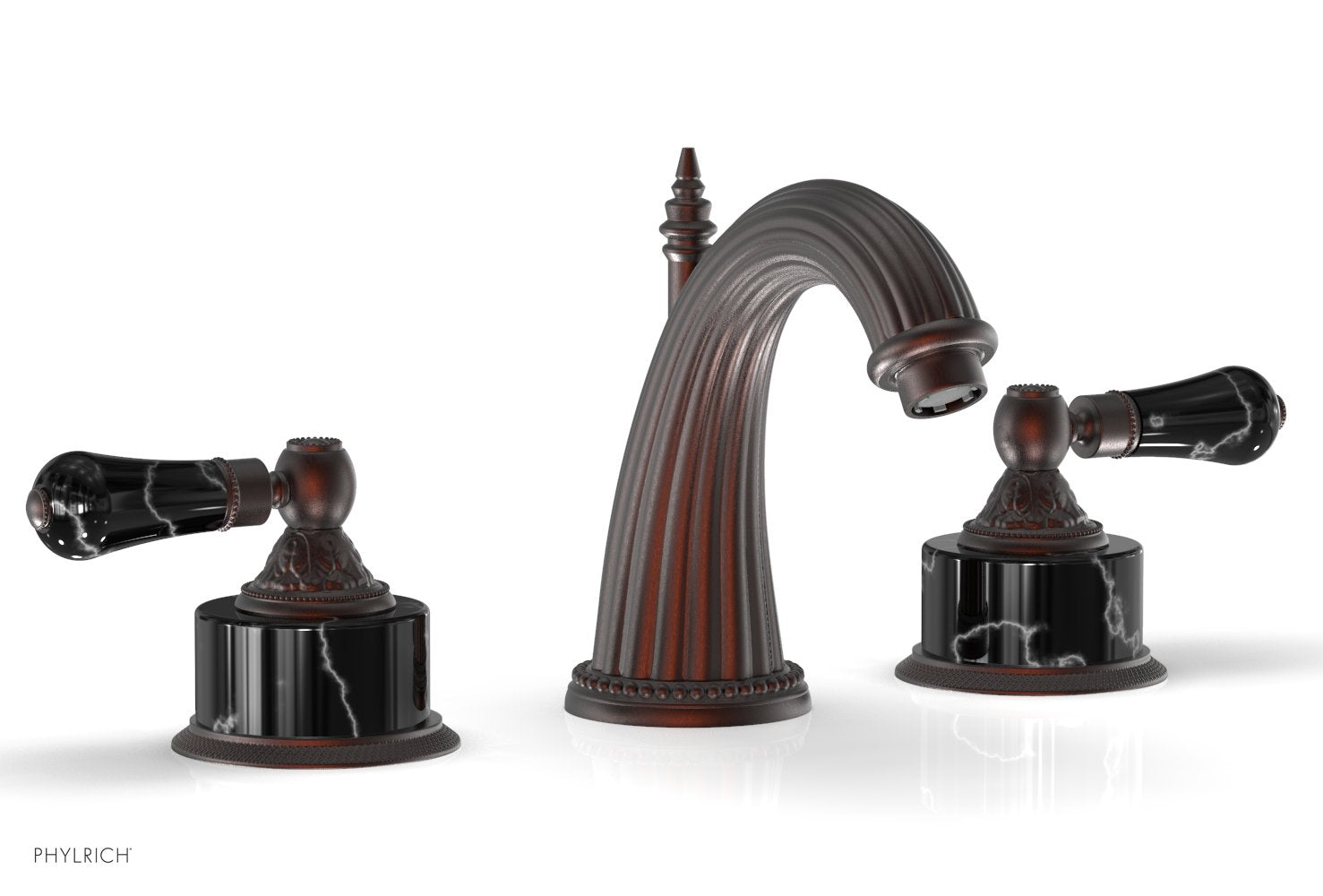 VERSAILLES Widespread Faucet - Frienze Black Onyx K334 — image 1