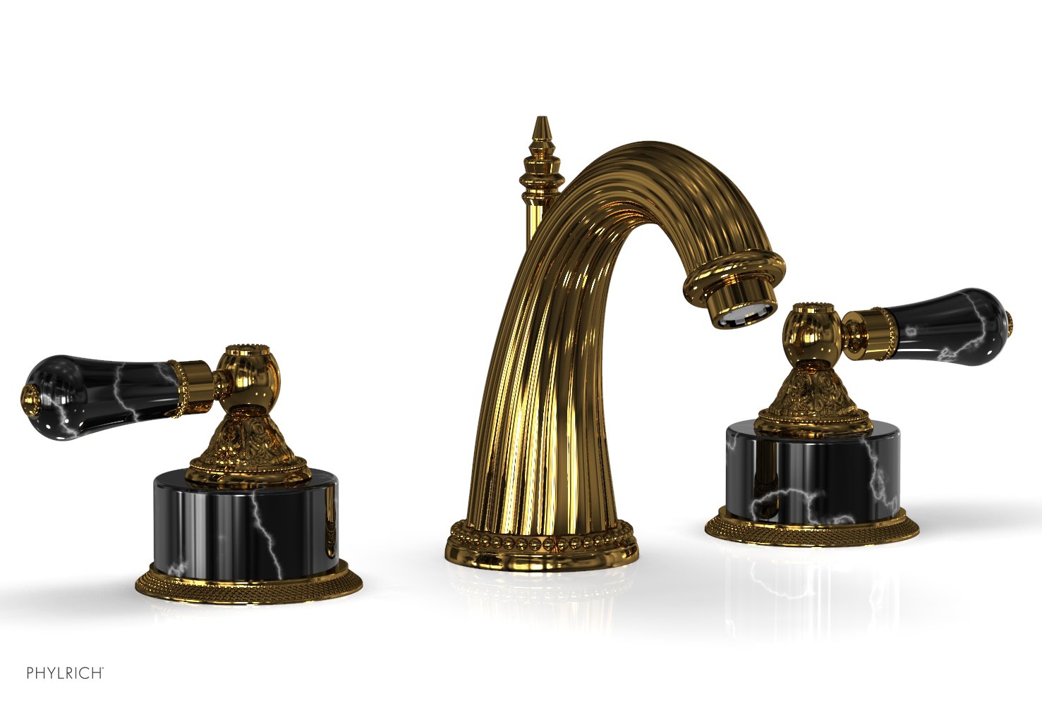 VERSAILLES Widespread Faucet - Frienze Black Onyx K334 — image 1