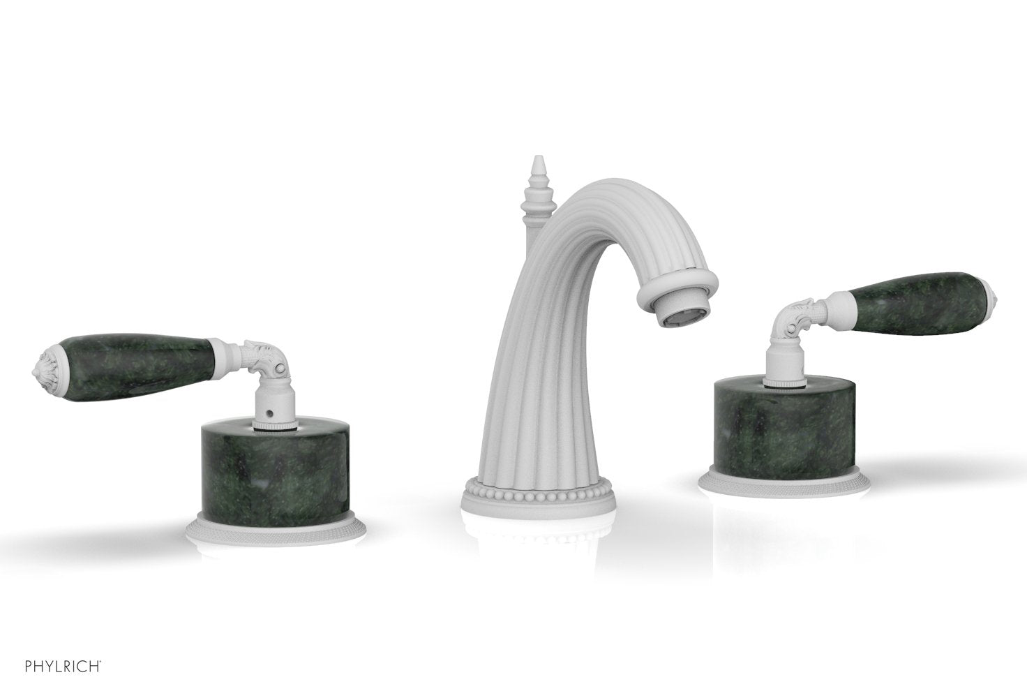 VALENCIA Widespread Faucet Green Marble K338F — image 1
