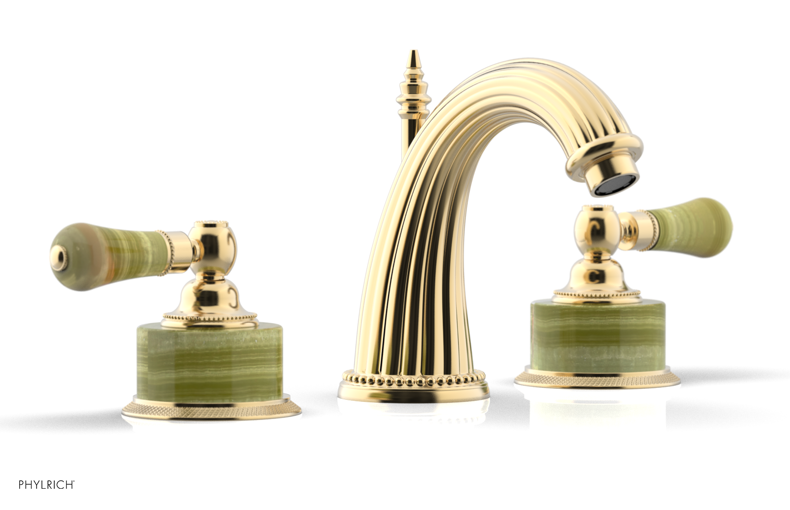 REGENT Widespread Faucet Green Onyx K370 — image 1