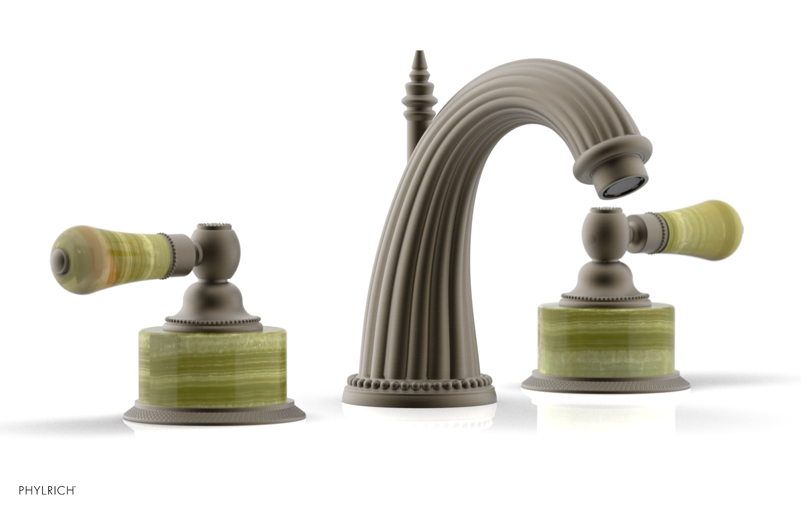 REGENT Widespread Faucet Green Onyx K370 — image 1