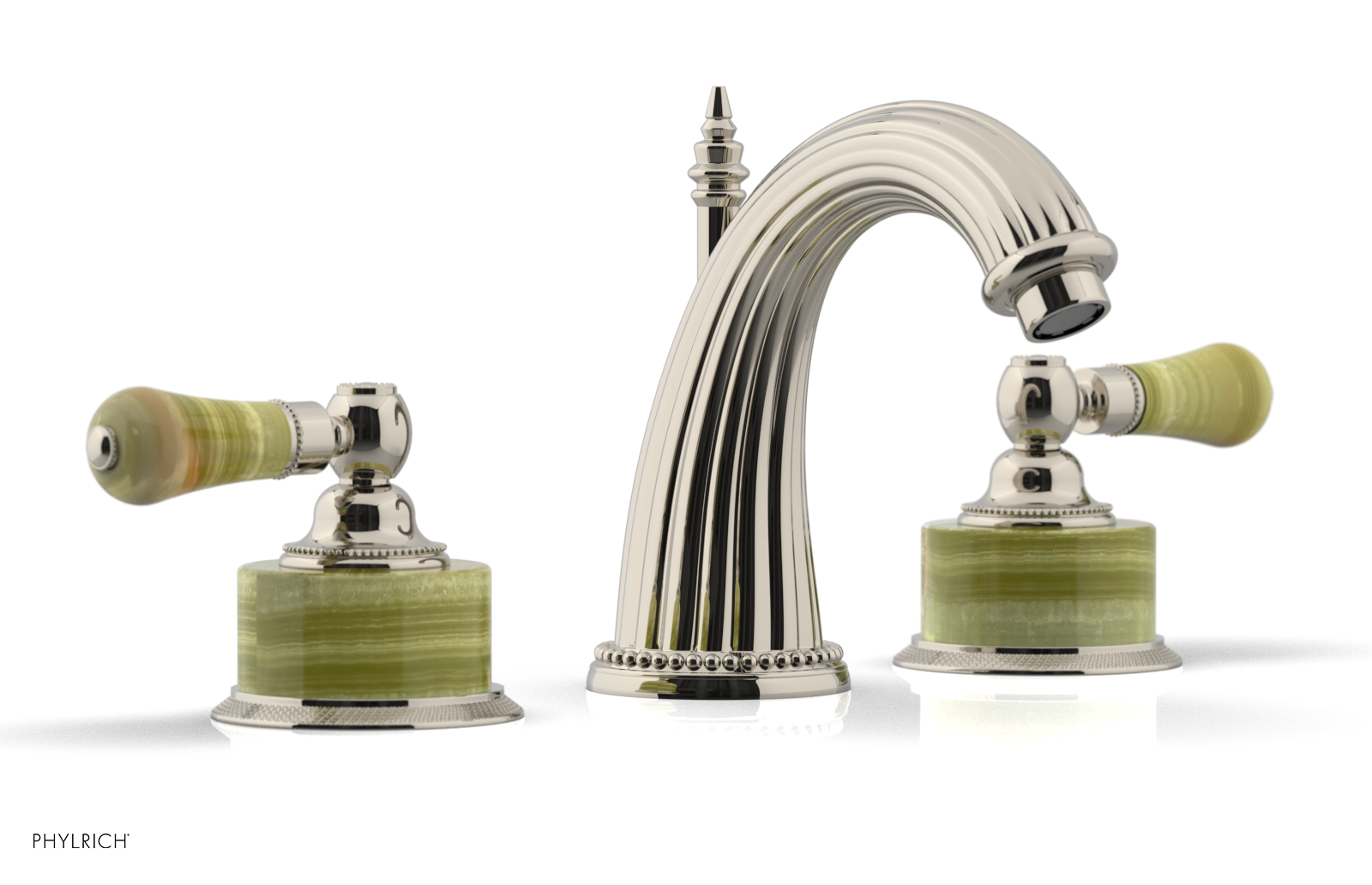 REGENT Widespread Faucet Green Onyx K370 — thumbnail 3
