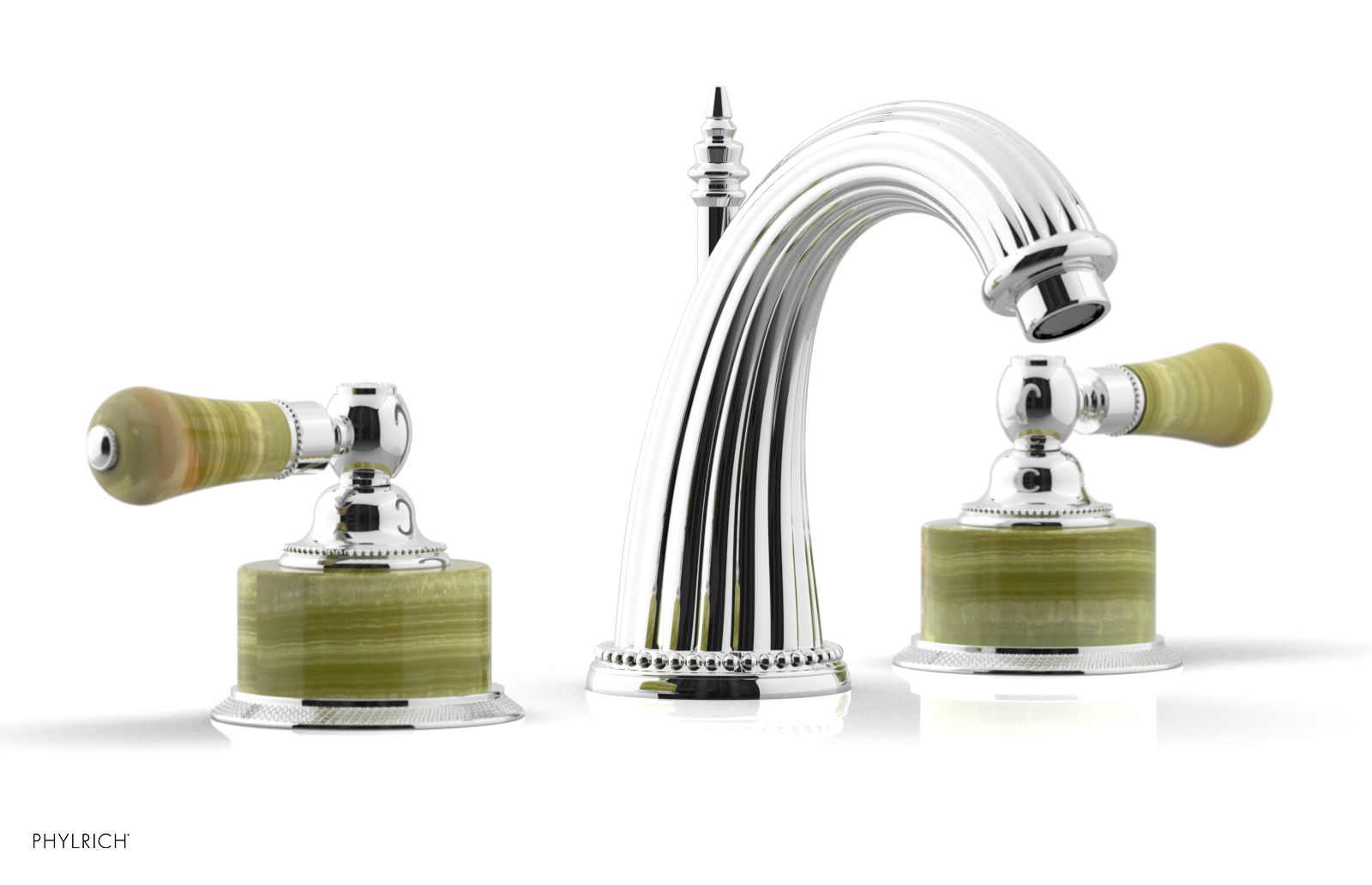 REGENT Widespread Faucet Green Onyx K370 — image 1