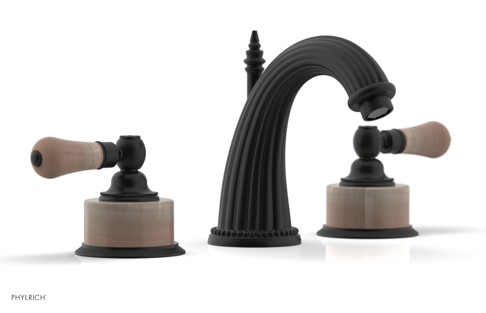 REGENT Widespread Faucet Pink Onyx K373 — image 1