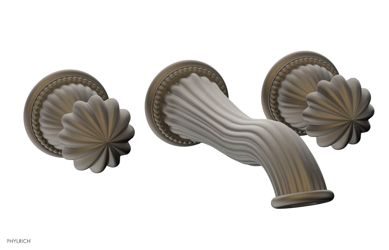 GEORGIAN & BARCELONA Wall Lavatory Set Round Handles WL361