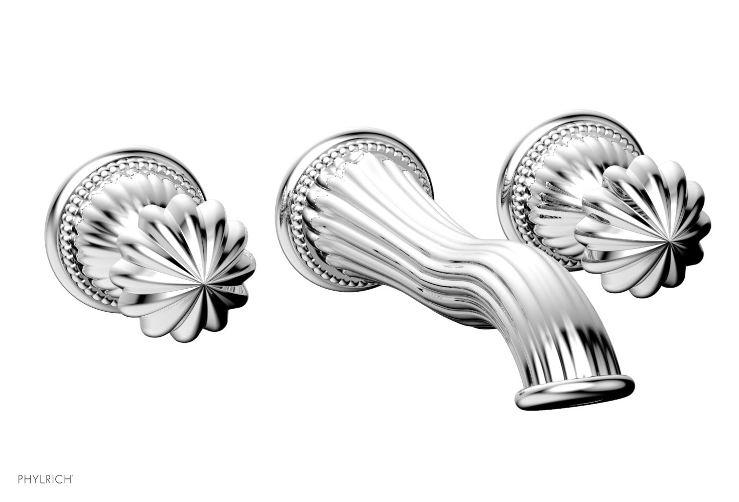 GEORGIAN & BARCELONA Wall Lavatory Set Round Handles WL361 — image 1