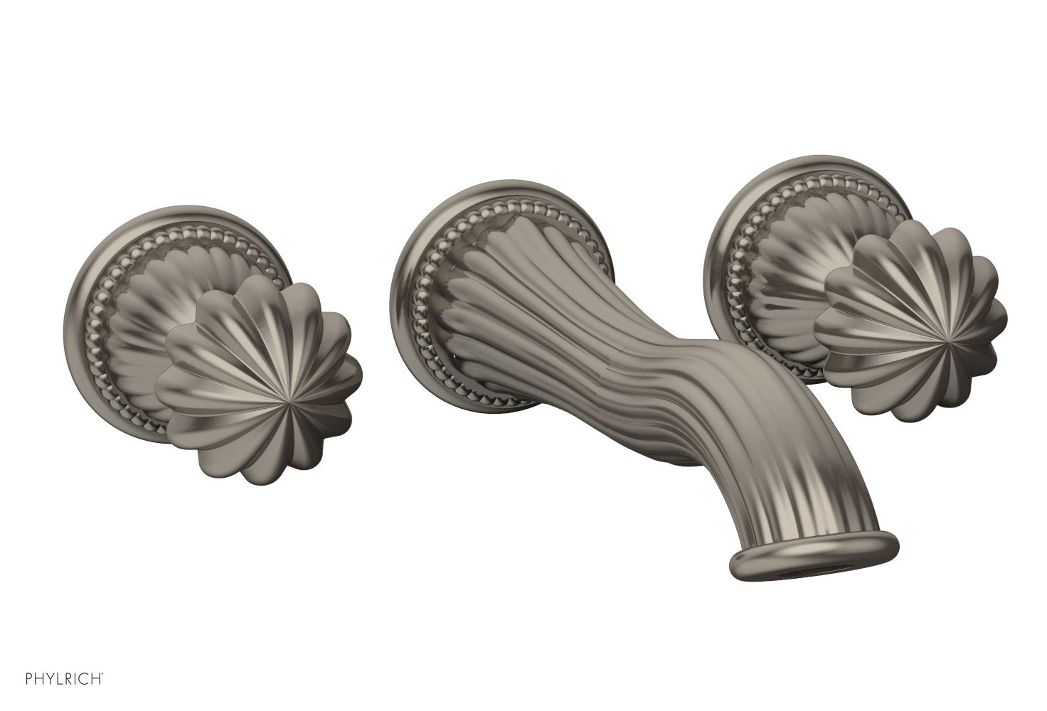 GEORGIAN & BARCELONA Wall Lavatory Set Round Handles WL361