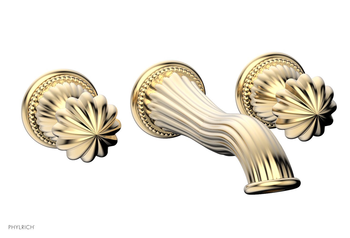 GEORGIAN & BARCELONA Wall Lavatory Set Round Handles WL361 — thumbnail 3