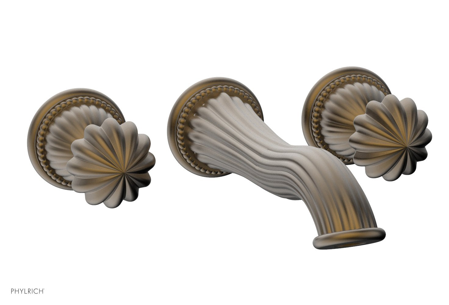 GEORGIAN & BARCELONA Wall Lavatory Set Round Handles WL361