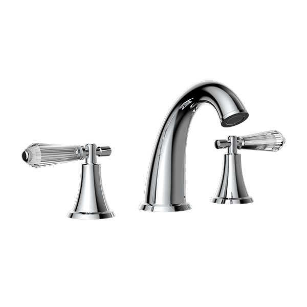 Santec Evelyn Crystal Widespread Lavatory Set