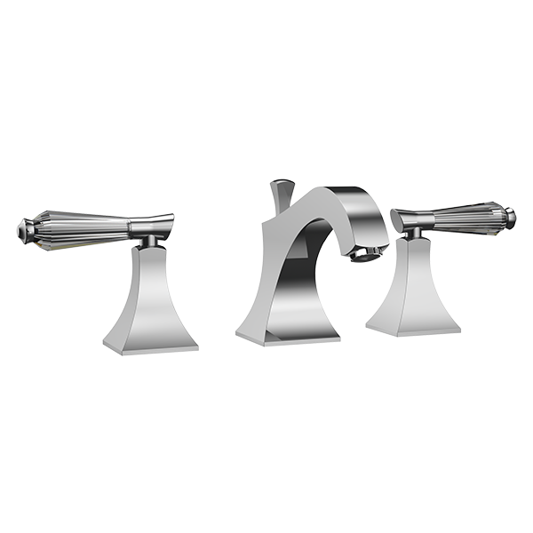 Santec Edo Crystal Widespread Lavatory set — image 1