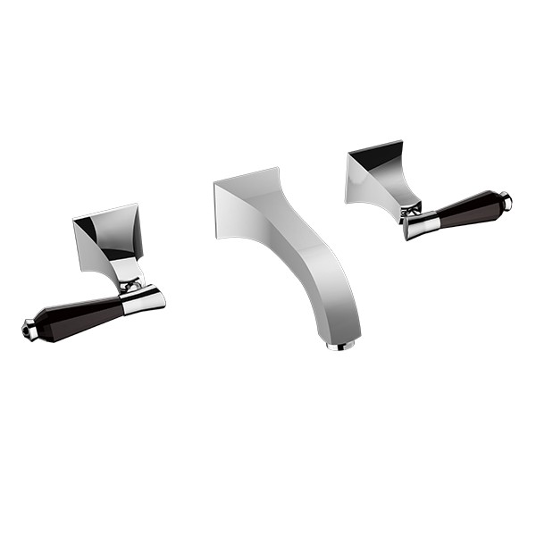 Santec Edo Crystal Wall Mount Widespread Lavatory