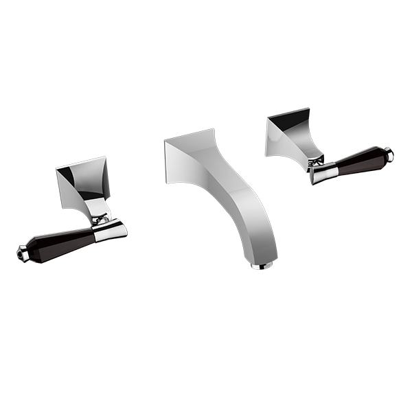 Santec Edo Crystal Wall Mount Widespread Lavatory — image 1