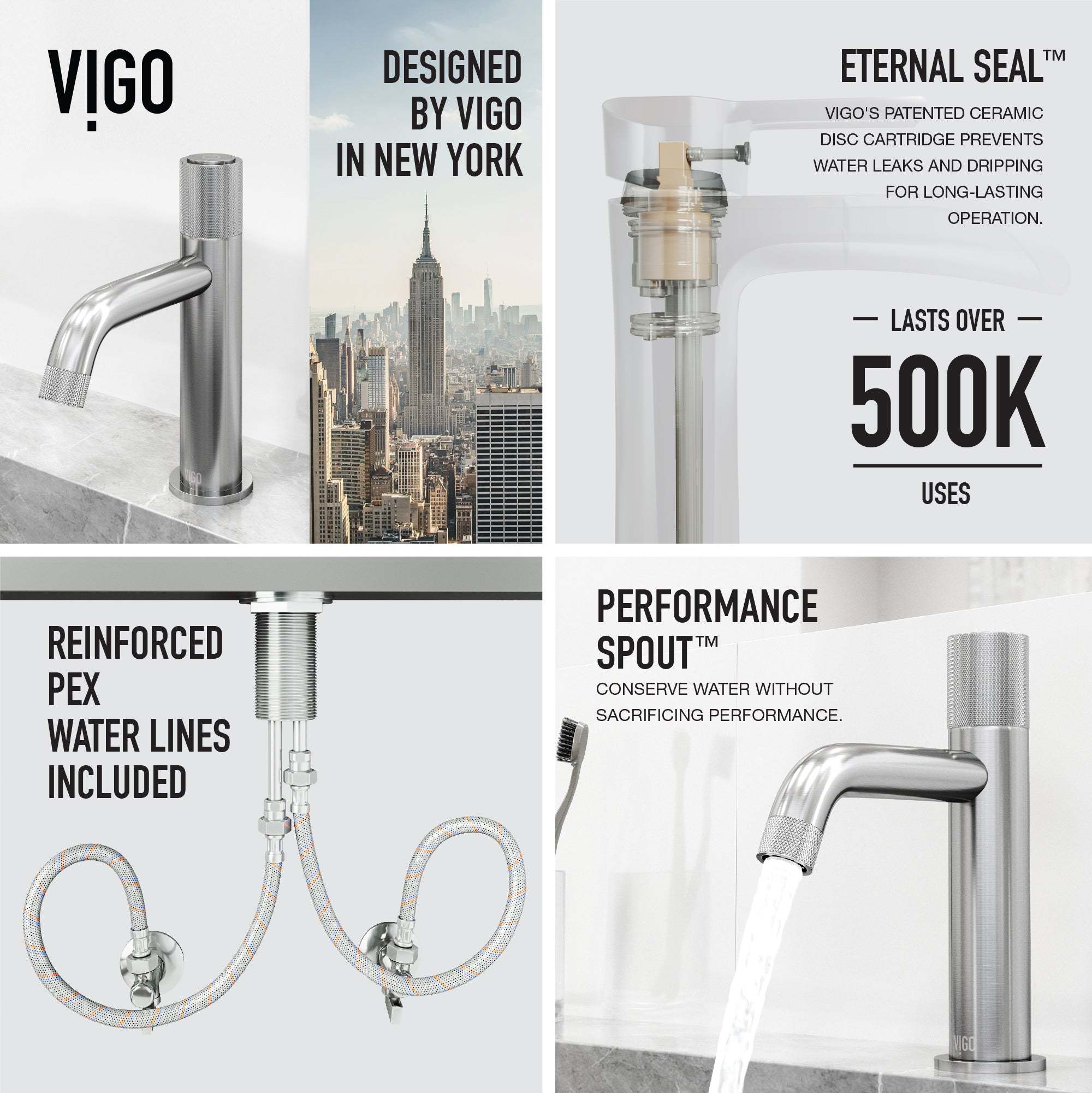 Apollo Single Hole Bathroom Faucet — thumbnail 3